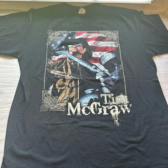2010 tim mcgraw southern voice tshirt concert tour large short sleeve anvil - Picture 1 of 5